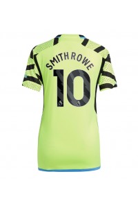 Arsenal Emile Smith Rowe #10 Jalkapallovaatteet Naisten Vieraspaita 2023-24 Lyhythihainen